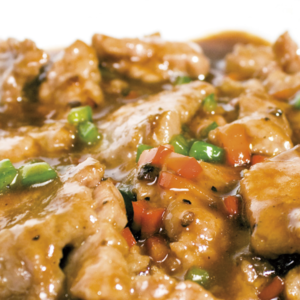 Ternera con salsa a la pimienta negra